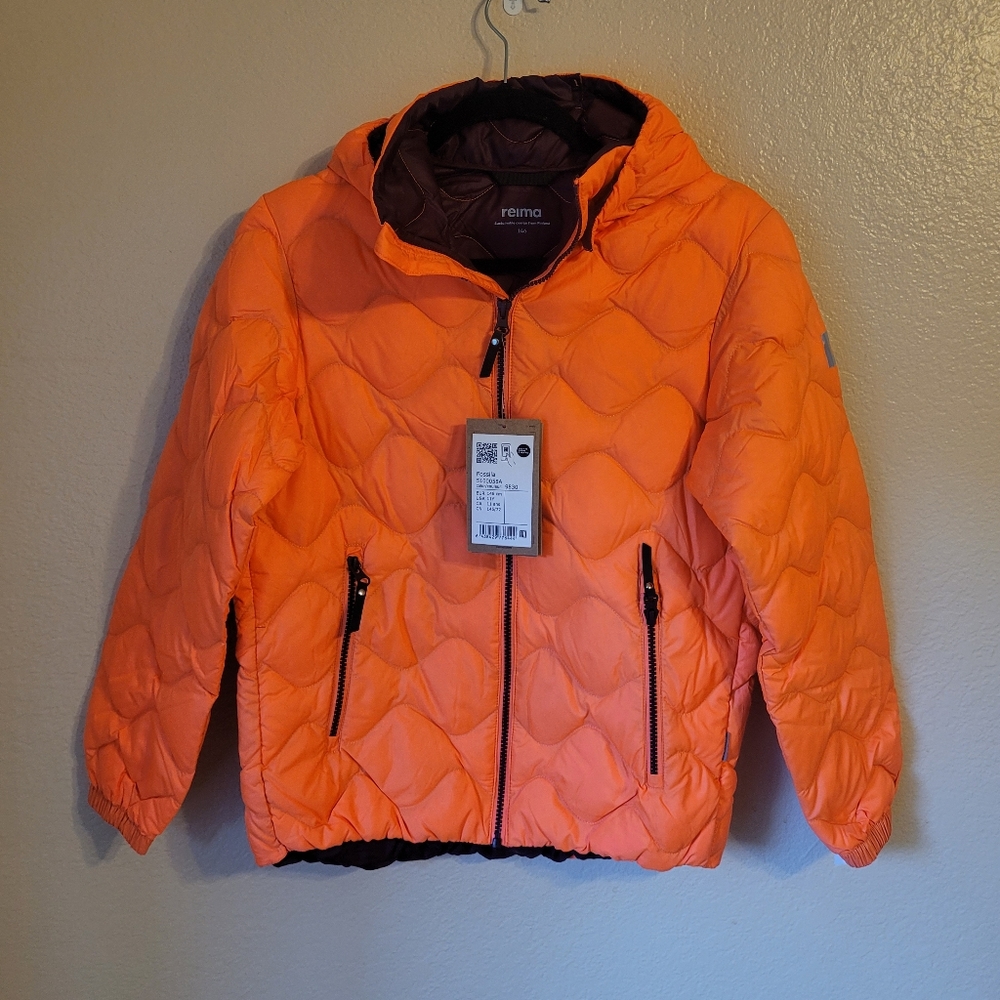 NWT Reima Light Down Jacket- Fossila 11 Years - Picture 2 of 8